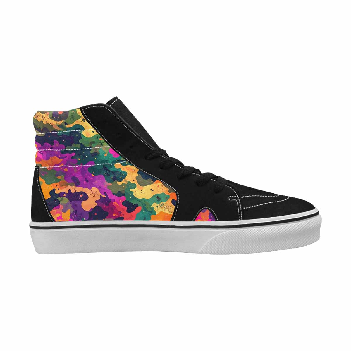 MEN'S Military Camouflage Blotch High Top Canvas Dark Academia Custom Shoes