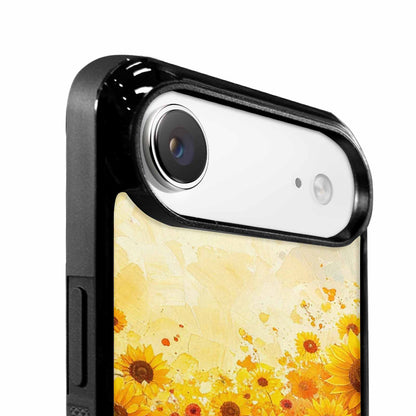 iPhone 17 Air Case — Full Color Vibrant Sunflower Burst Floral, Customized Protective Case