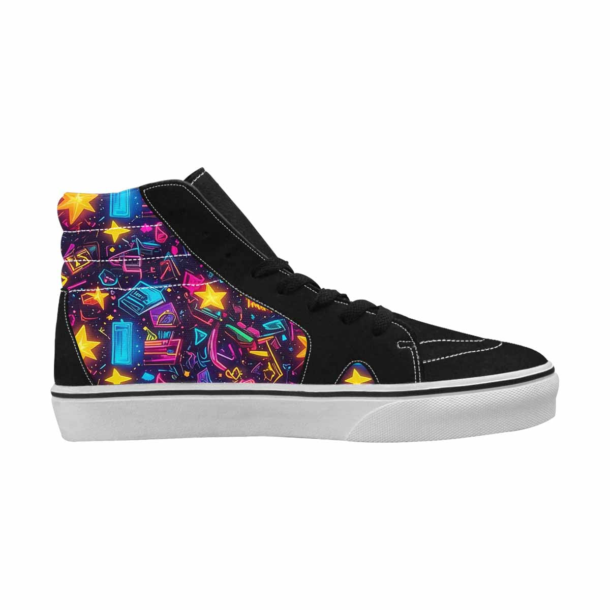 MEN'S 80s Retro Motif 80s High Top Canvas Dreamlike Shoes