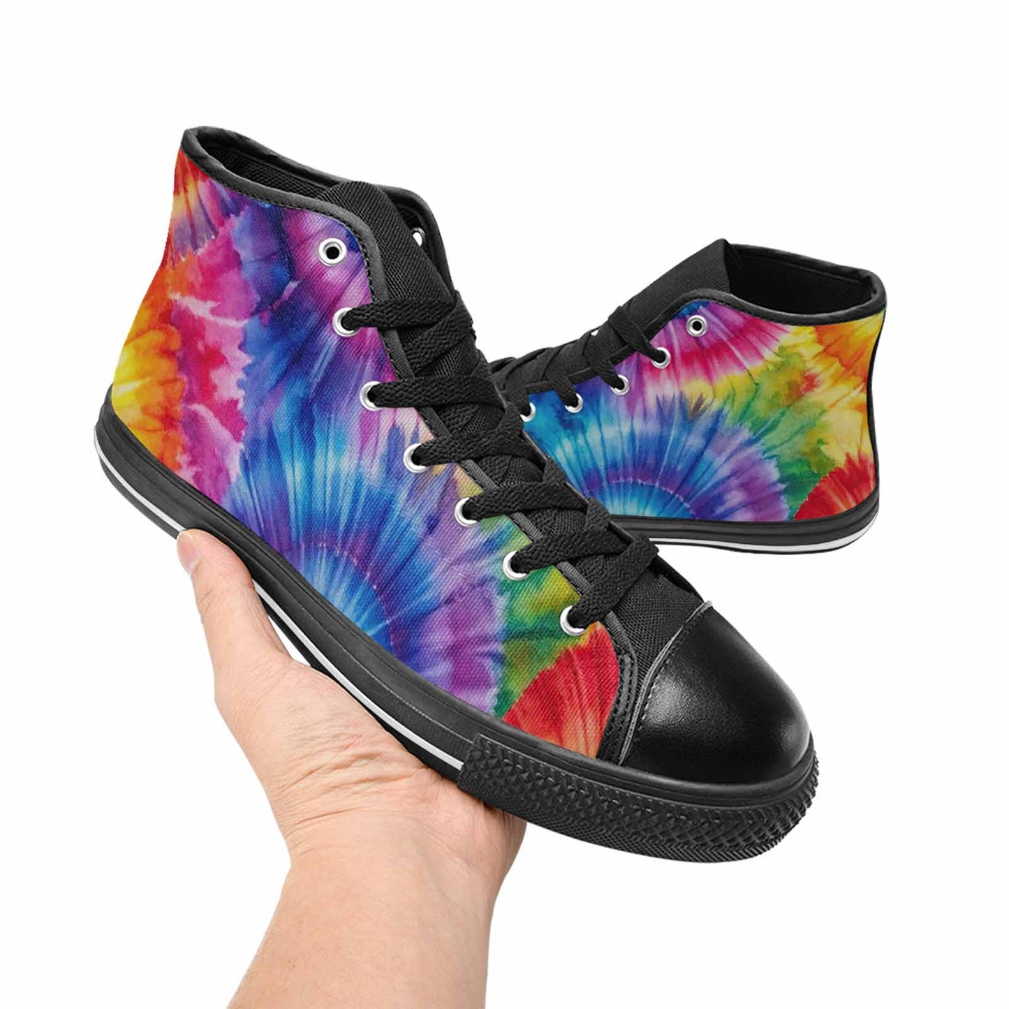 WOMEN'S Tie Dye - High Top Canvas Vivid Shoes