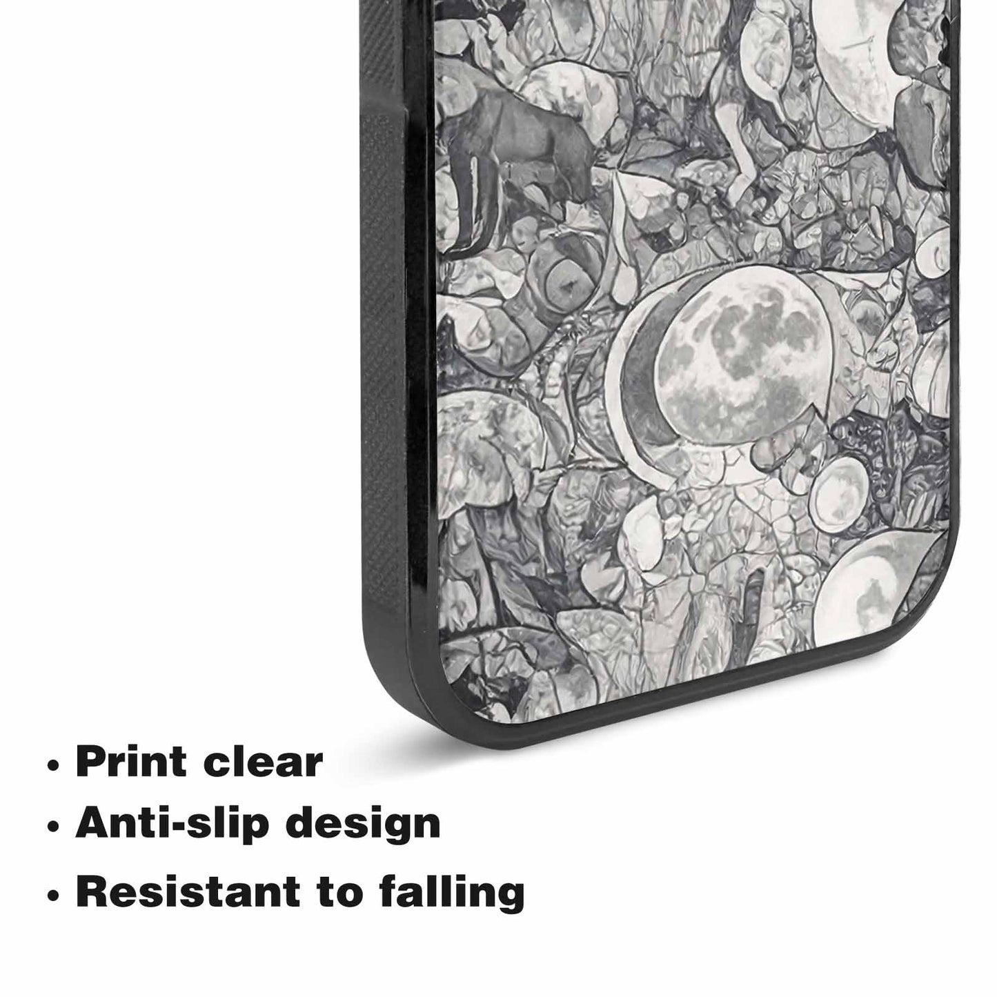 iPhone 15 Plus Case — Wolves Everywhere Collage Overlap Small Wolf, Custom Print Case Cover