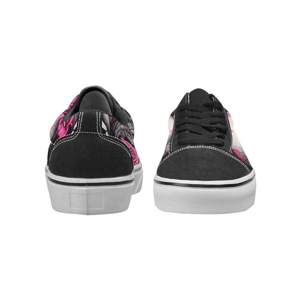 WOMEN'S Skull Roses Lace-Up Canvas Y2K Shoes