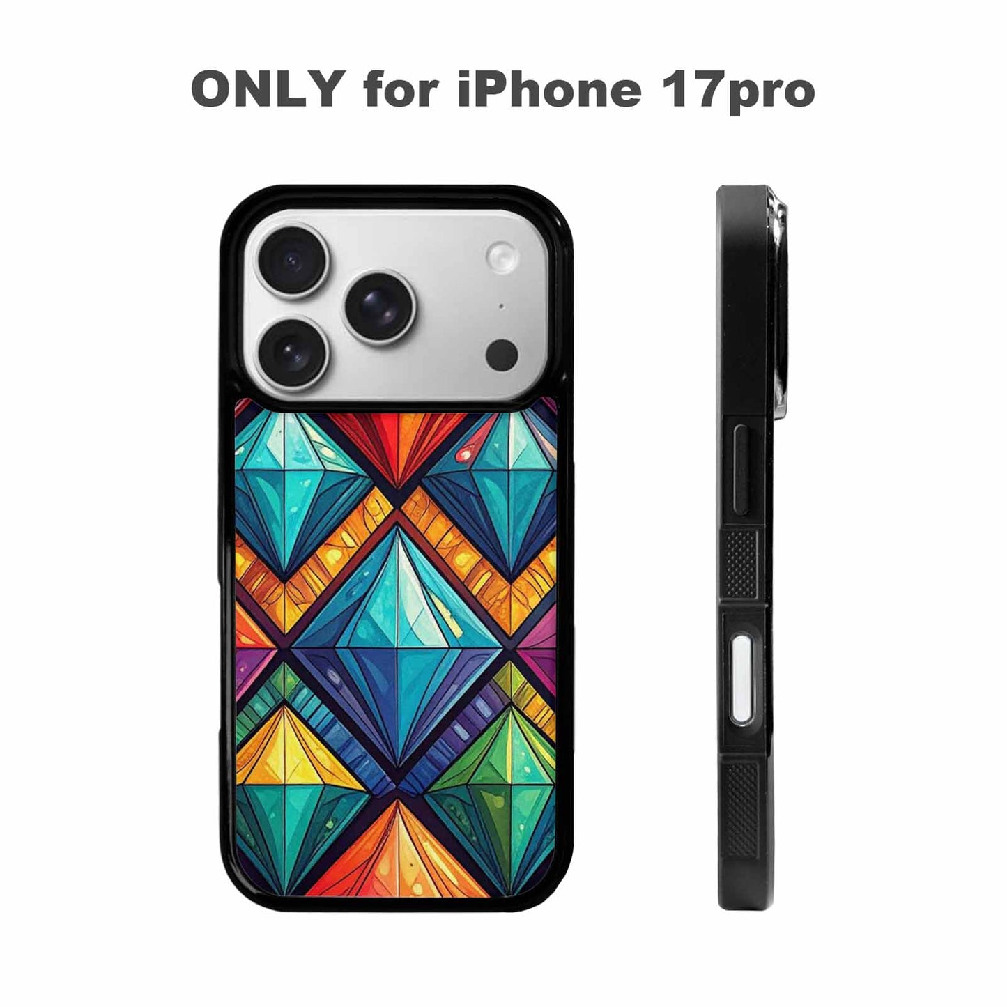 iPhone 17 Pro Case — Vintage Summer Diamond Retro Vintage, Custom Phone Case