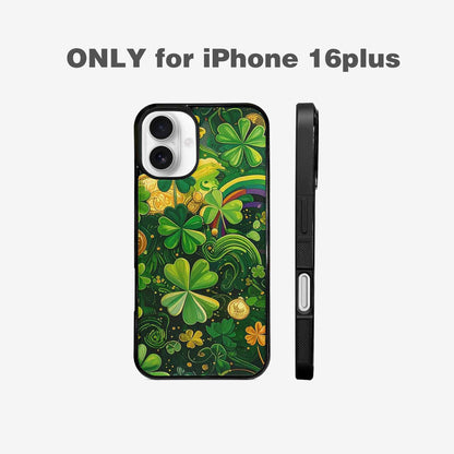 iPhone 16 Plus Case — St Patrick\'s Clover St Patrick\'s Clover, Unique Phone Case Design
