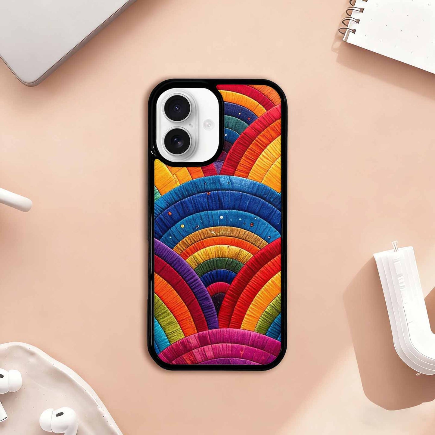 iPhone 17 Case — Vivid Camo Rainbow Camo, Custom Art Phone Cover