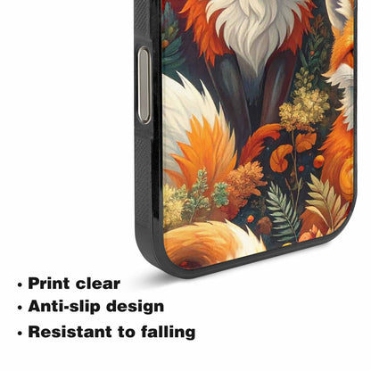 iPhone 16 Pro Case — Fox Forest Fox Forest Pattern Hundreds, Custom Made Phone Cover