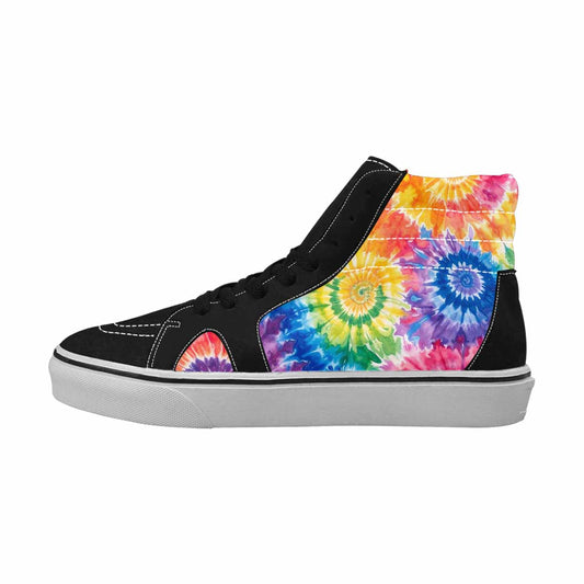 MEN'S Tie Dye Swirl High Top Canvas Surreal Sneakers