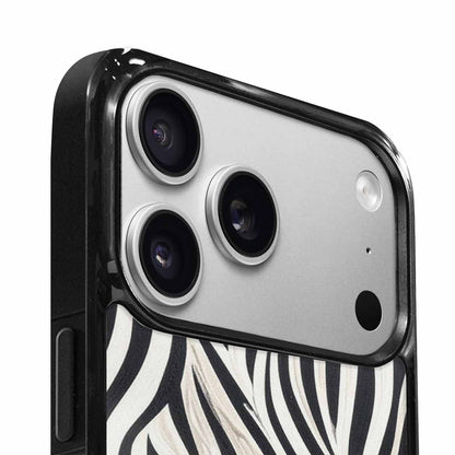 iPhone 17 Pro Case — Modern Zebra Stripe Animal Print, Personalized Phone Case