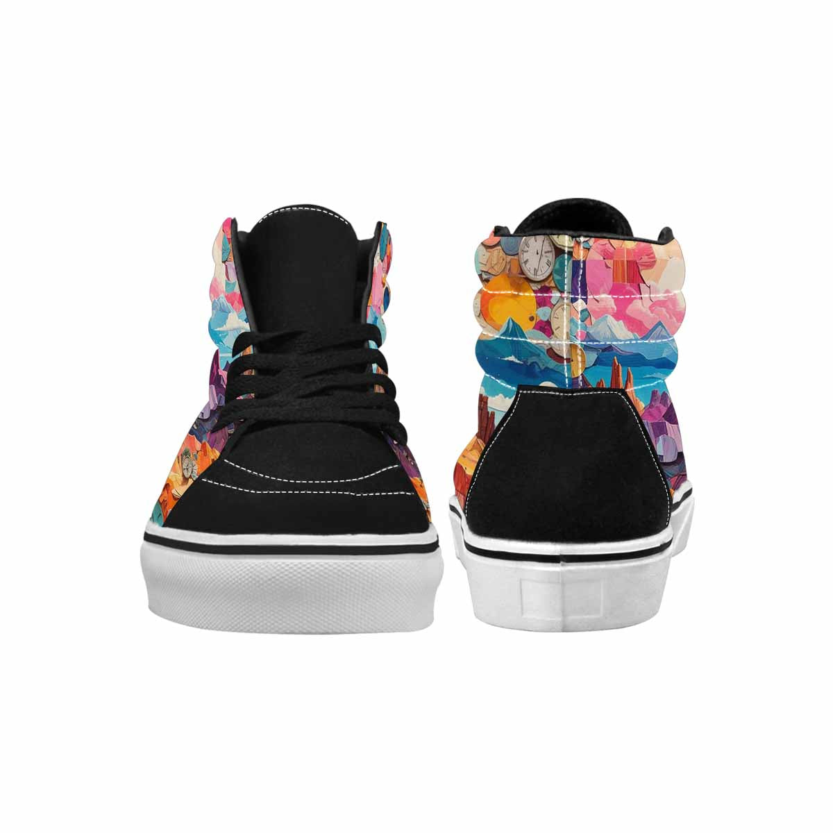 MEN'S Surreal Dream Fragment High Top Canvas Surreal Custom Shoes