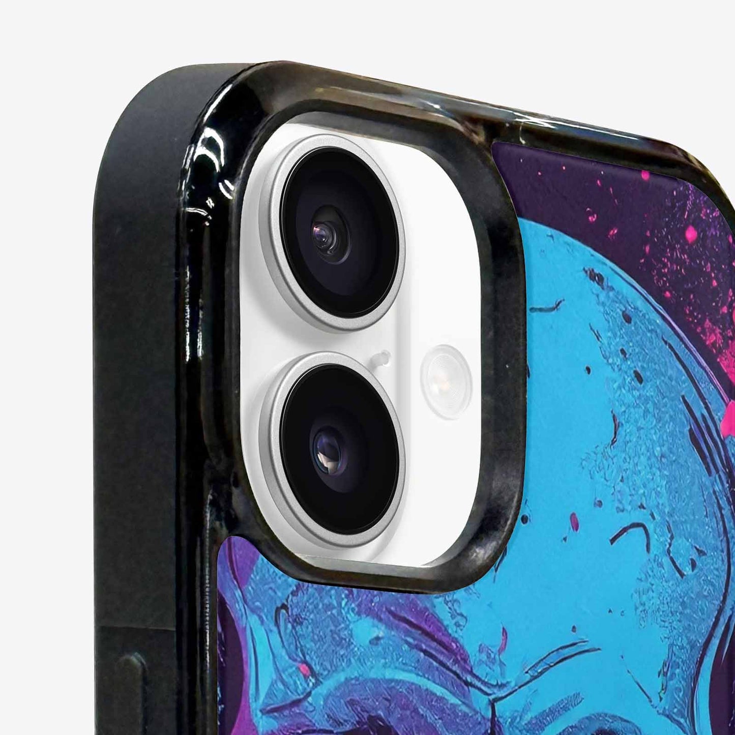iPhone 16 Plus Case — Skulls Splatter Comic Custom, Customized Protective Case