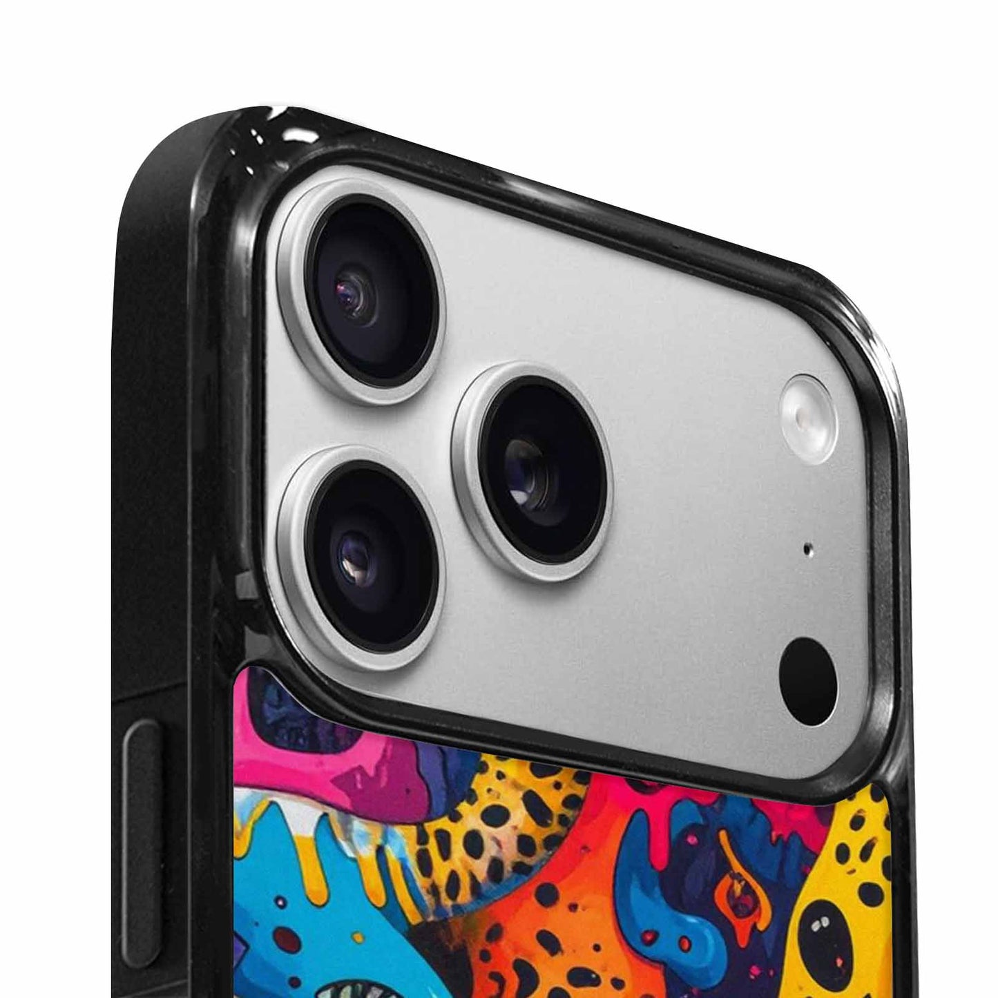 iPhone 17 Pro Case — Melting Aliens Pattern Hundreds Of Alien, Custom Print Case Cover