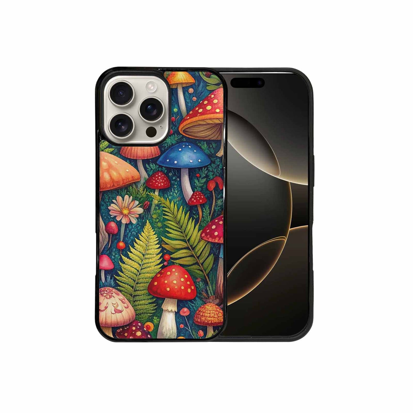 iPhone 16 Pro Max Case — Mushrooms Botanicalmushrooms P 7fj Personalized Phone, Customized Protective Case