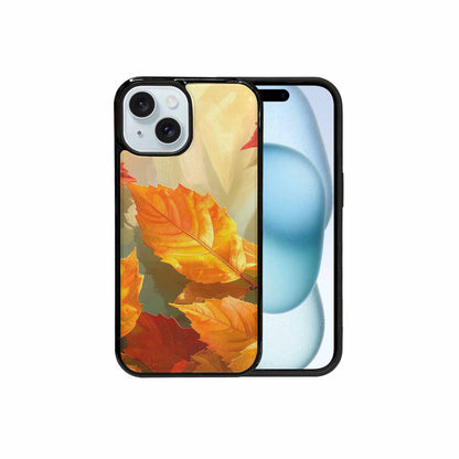 iPhone 15 Case — Autumn Leaves, Custom Art Phone Cover