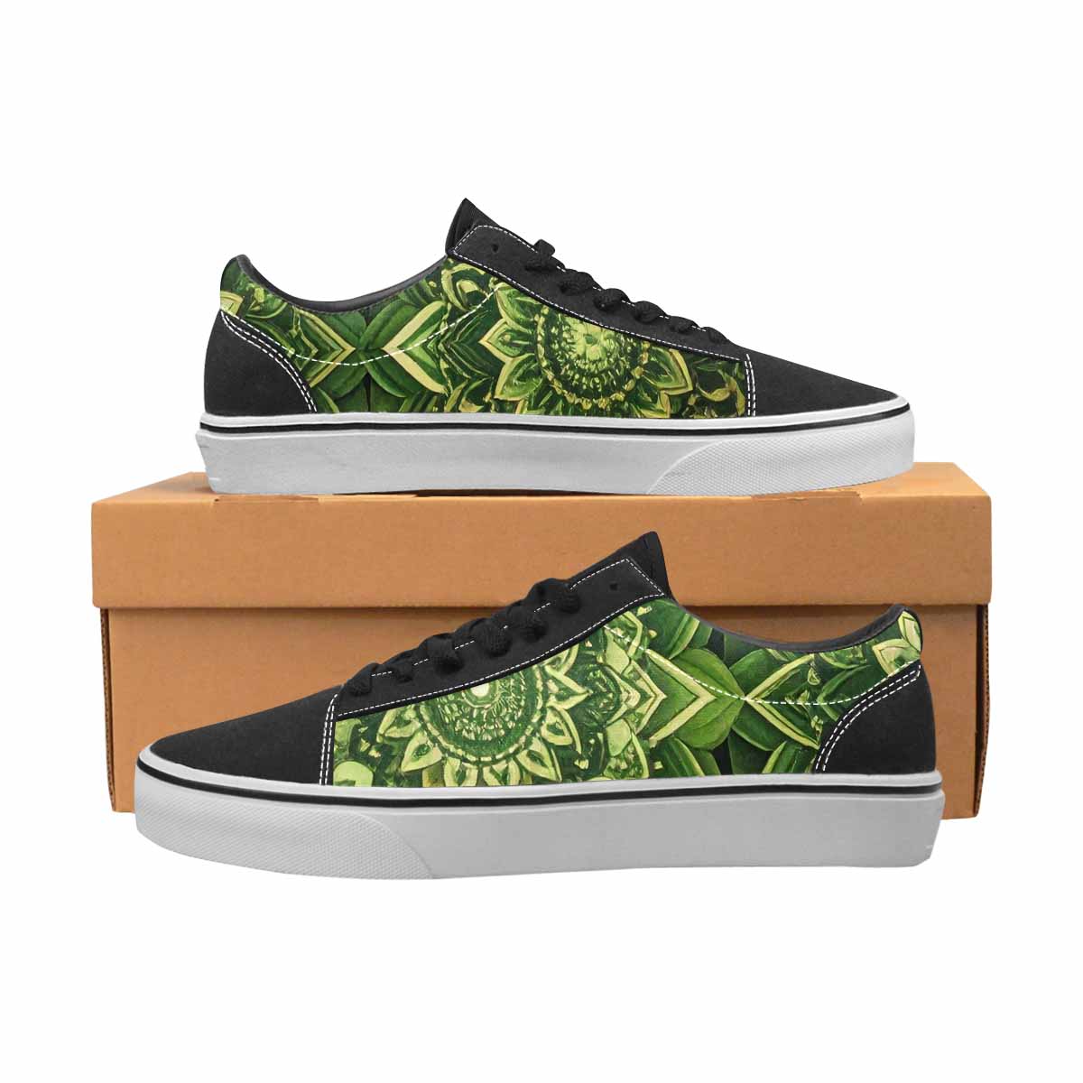 WOMEN'S Mandala Canvas Lace-Up Y2K Custom Sneakers