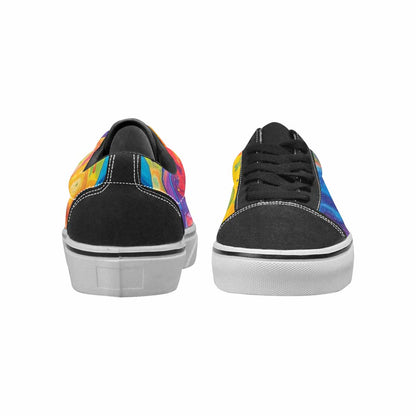 WOMEN'S Aliens  Tie Dye Lace-Up Canvas Vivid Sneakers