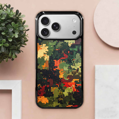iPhone 17 Pro Max Case — Small Military Camouflage Blotch Camo, Customized Protective Case