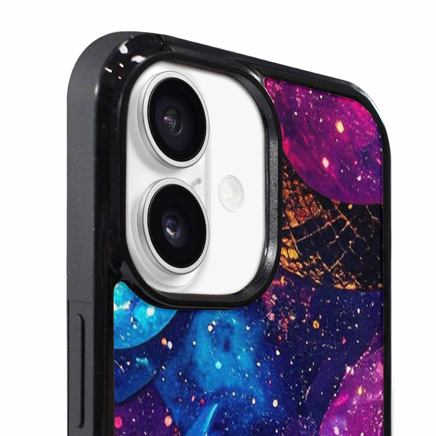 iPhone 17 Case — Galaxy Snake Print Galaxy Space, Custom Art Phone Cover