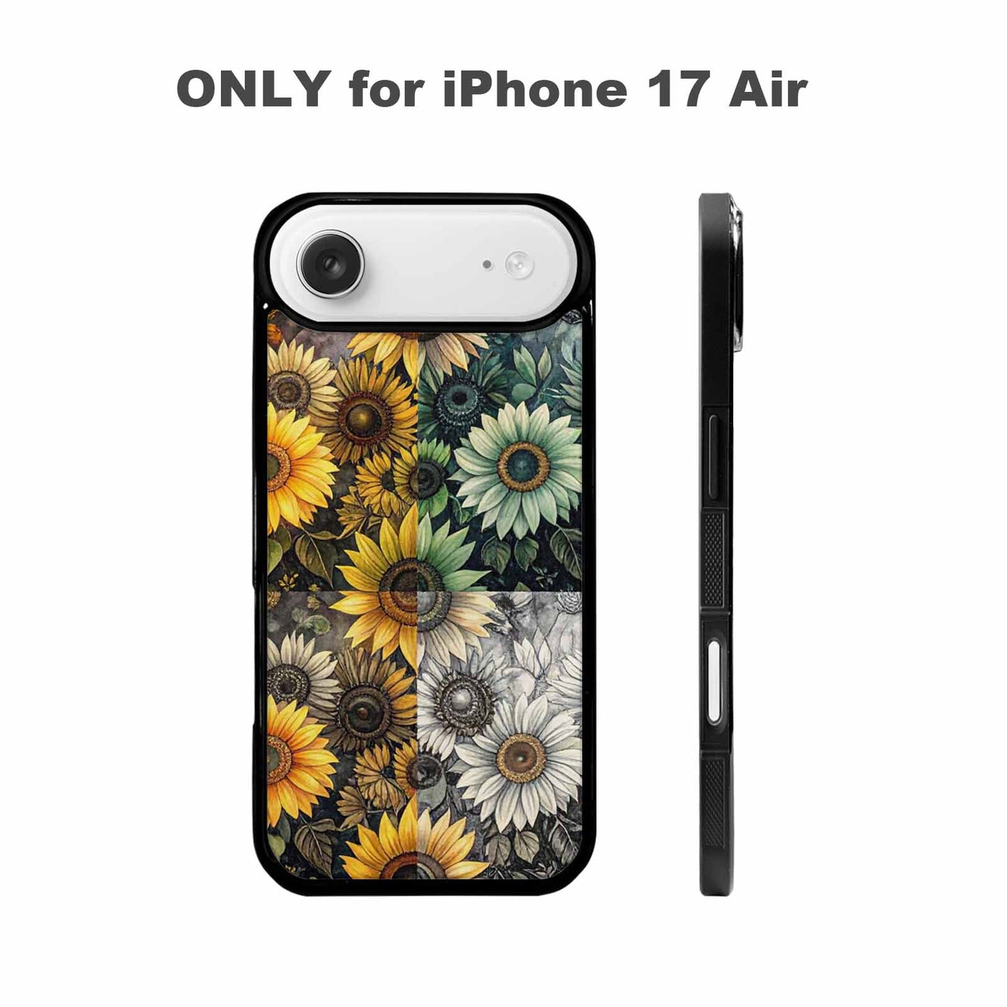 iPhone 17 Air Case — Small Sunflower Pattern Randomly Varying Floral, Personalized Phone Case