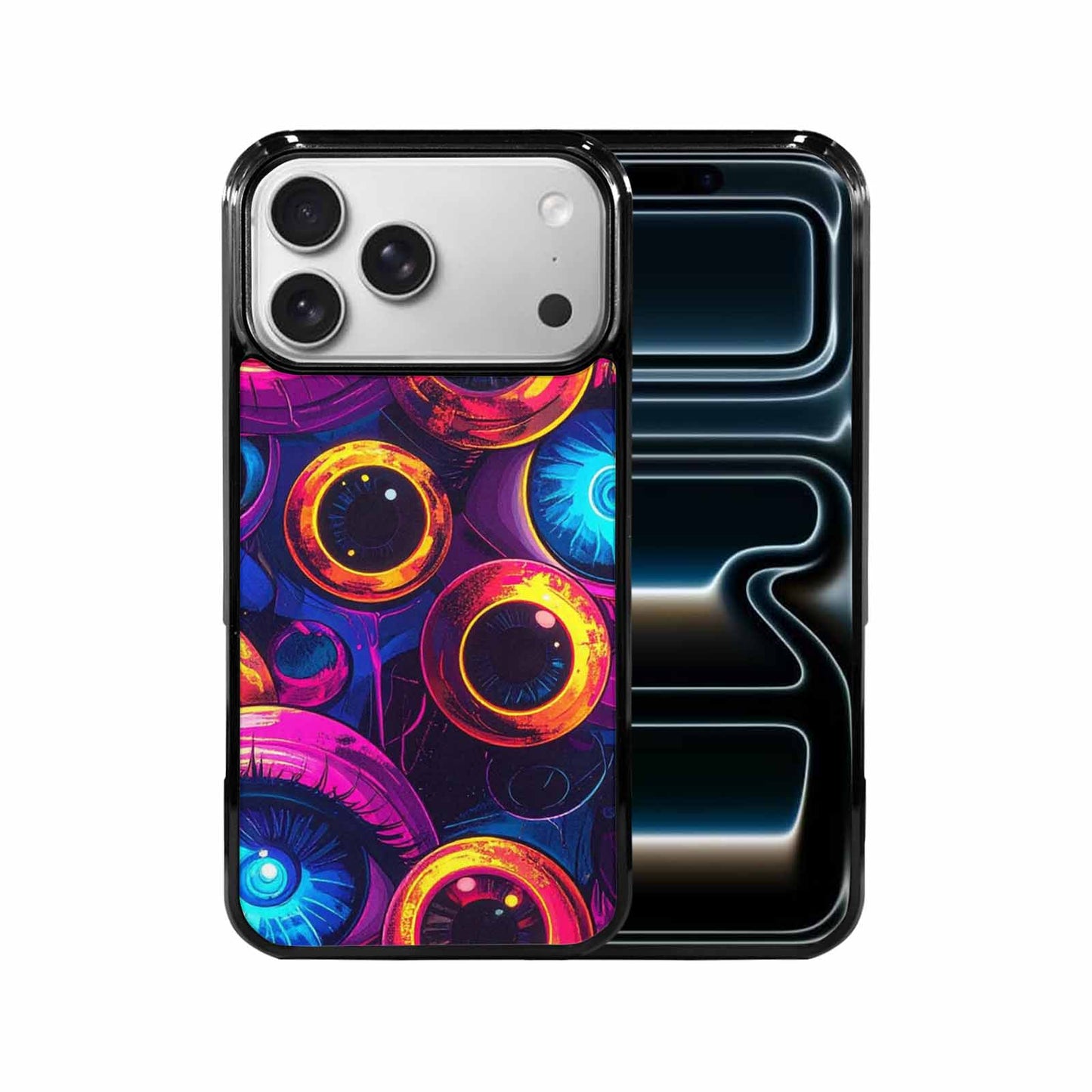 iPhone 17 Pro Max Case — Seamless Tileable Pattern Of Cartoon Cute, Customized Protective Case