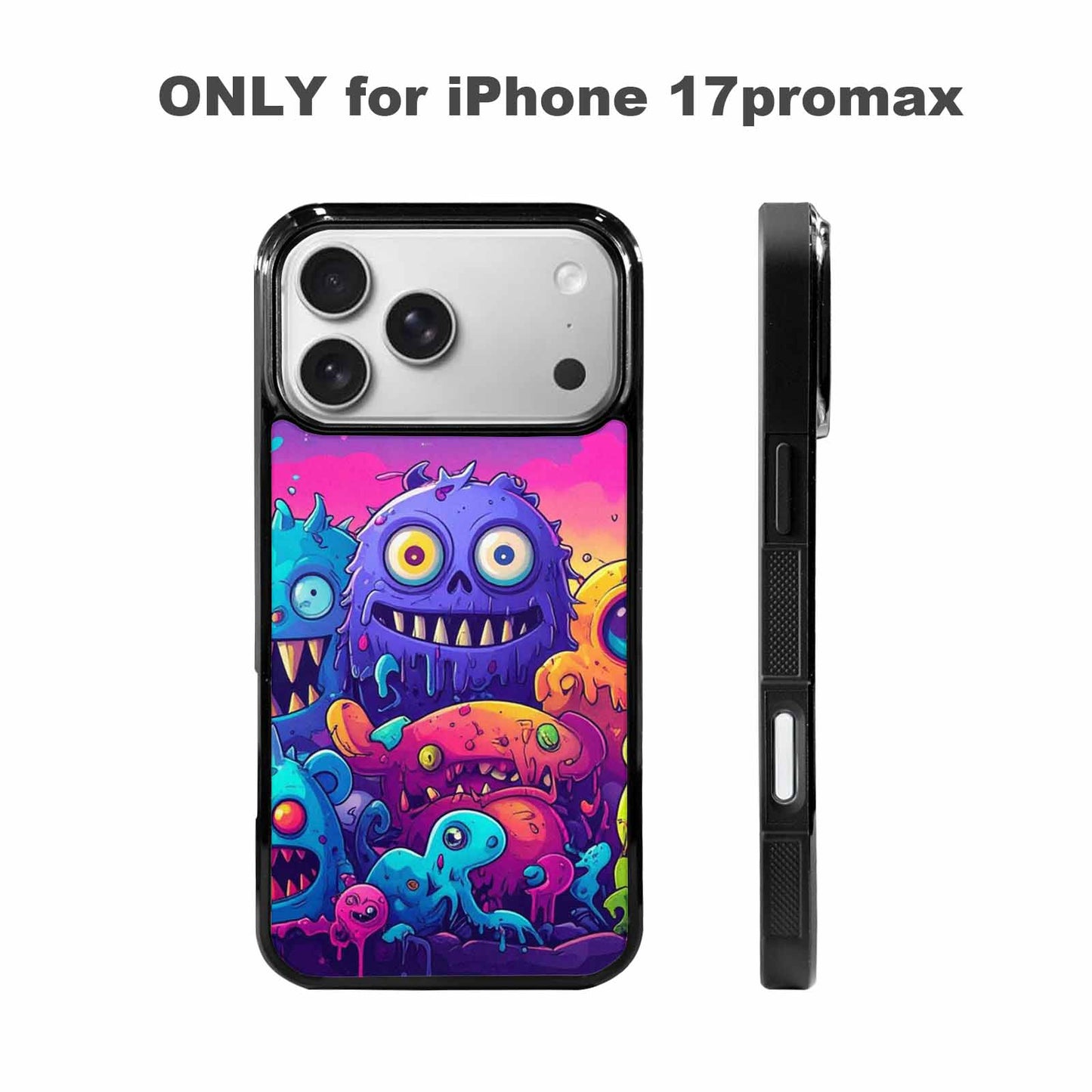 iPhone 17 Pro Max Case — Overlapping Endlessly No Empty Galaxy Space, Custom Printed Phone Case