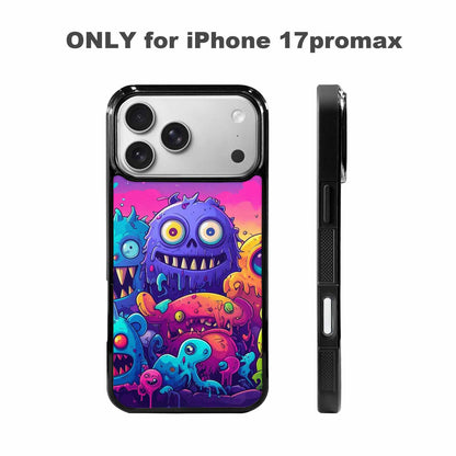 iPhone 17 Pro Max Case — Overlapping Endlessly No Empty Galaxy Space, Custom Printed Phone Case