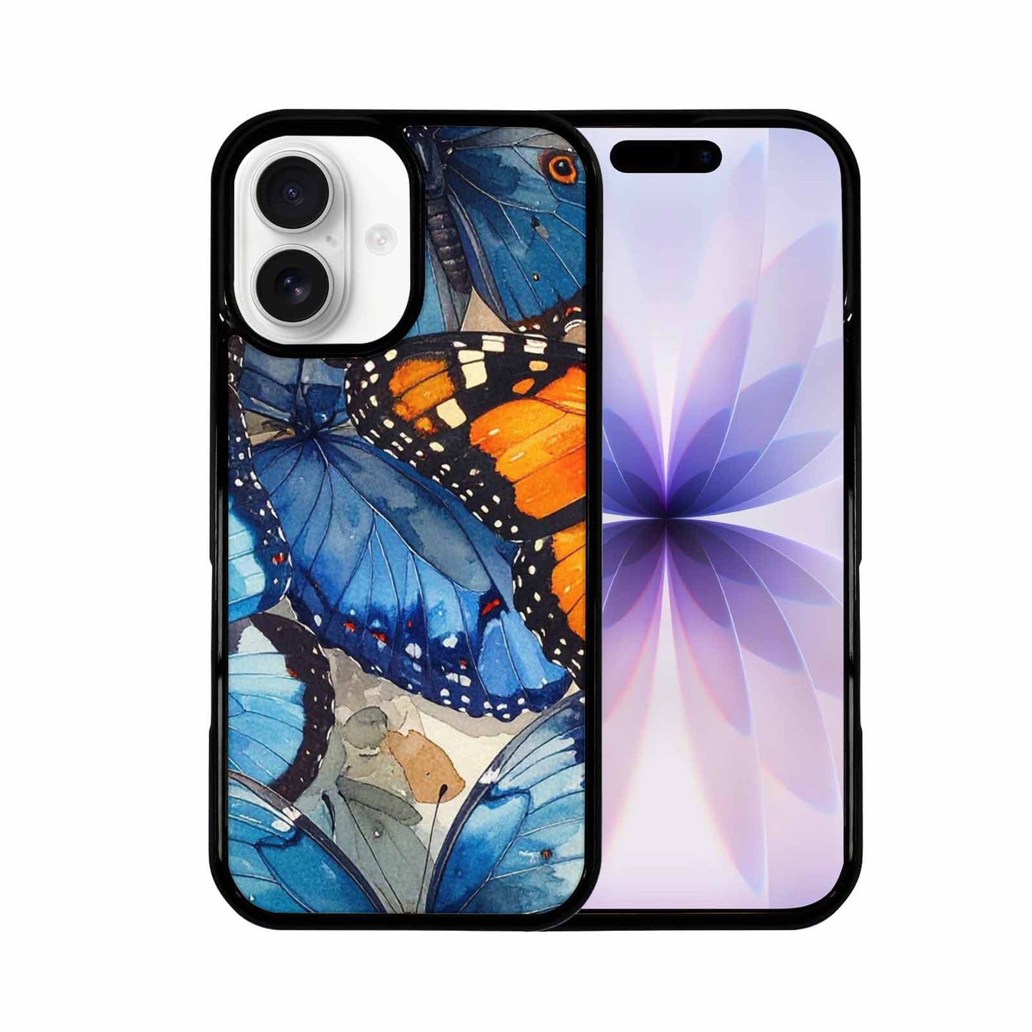 iPhone 17 Case — Small Butterfly Wing Pattern, Original Art, Custom Art Phone Cover