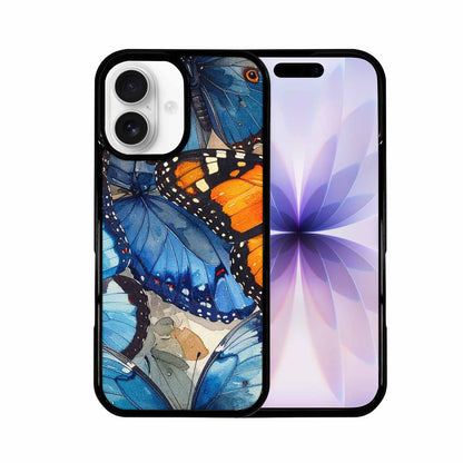 iPhone 17 Case — Small Butterfly Wing Pattern, Original Art, Custom Art Phone Cover