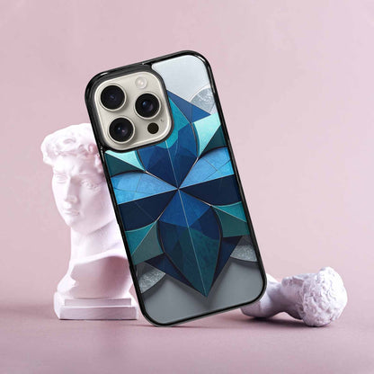 iPhone 16 Pro Case — Geometric Origami Art Pattern, Original Design Phone Case