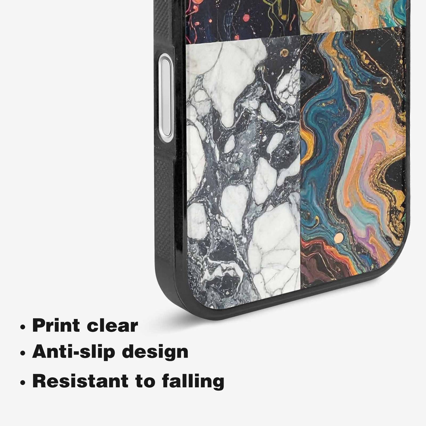 iPhone 16 Case — Aliens Marblealiens Pattern Onb, Unique Phone Case Design