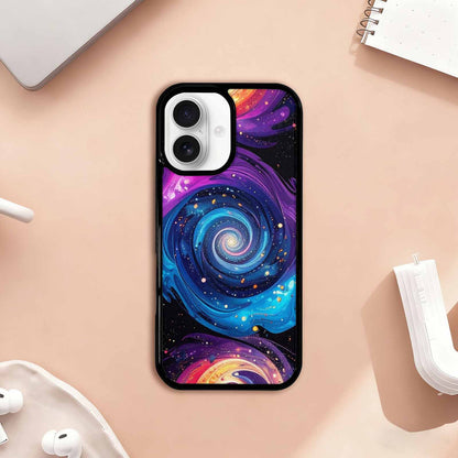 iPhone 17 Case — Rose Galaxy Art Seamless Galaxy Space, Custom Designed Case Cover