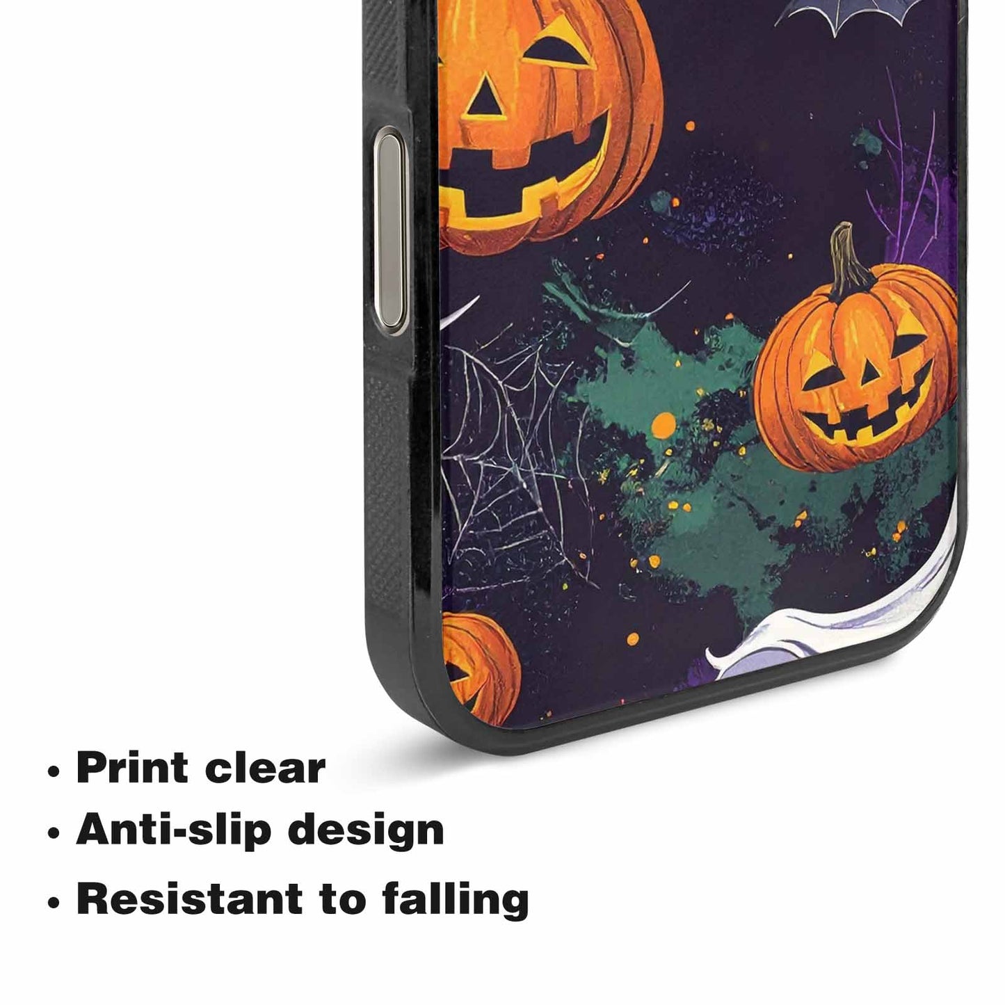 iPhone 16 Pro Max Case — Halloween Art Print Edge To Edge, Custom Art Phone Cover