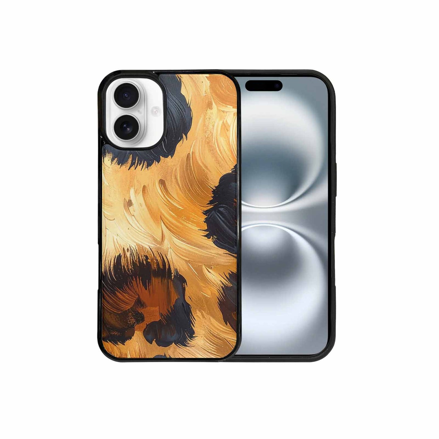 iPhone 16 Plus Case — Leopard Soft Airbrush Gradient, Custom Made Phone Cover