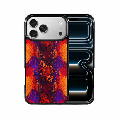 iPhone 17 Pro Max Case — Snake Print Dark Seamless Animal Print, Custom Printed Phone Case