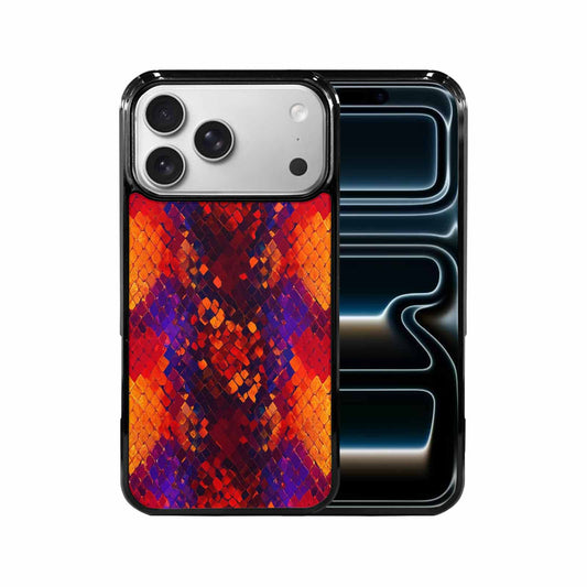 iPhone 17 Pro Max Case — Snake Print Dark Seamless Animal Print, Custom Printed Phone Case