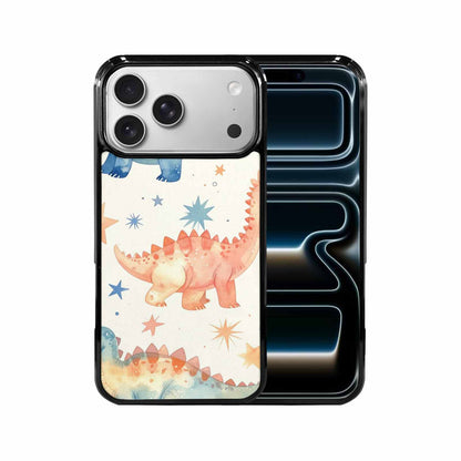 iPhone 17 Pro Max Case — Retro Dinosaurs Star Galaxy Space, Unique Phone Case Design