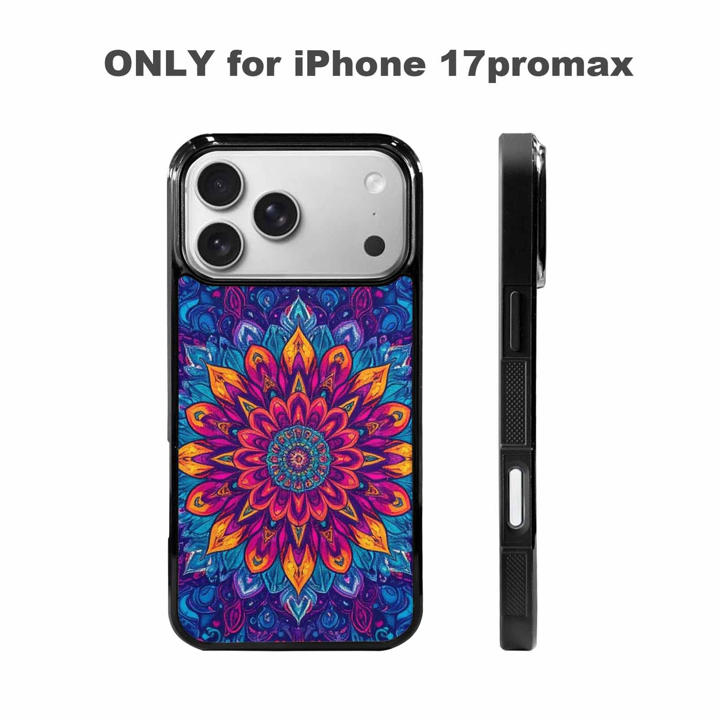 iPhone 17 Pro Max Case — Tie Dye Mandala Art Tie Dye, Custom Print Case Cover