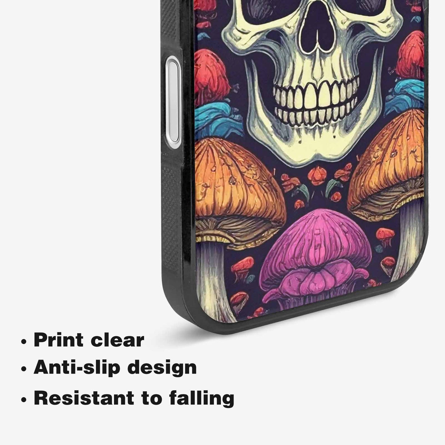 iPhone 16 Case — Mushroom Skull, Custom Designed Case Cover