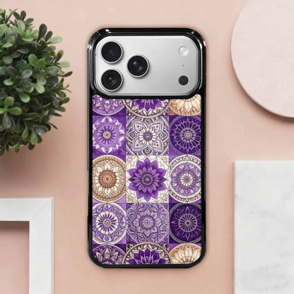 iPhone 17 Pro Max Case — Small Mandala Pattern, Randomly Floral, Original Design Phone Case