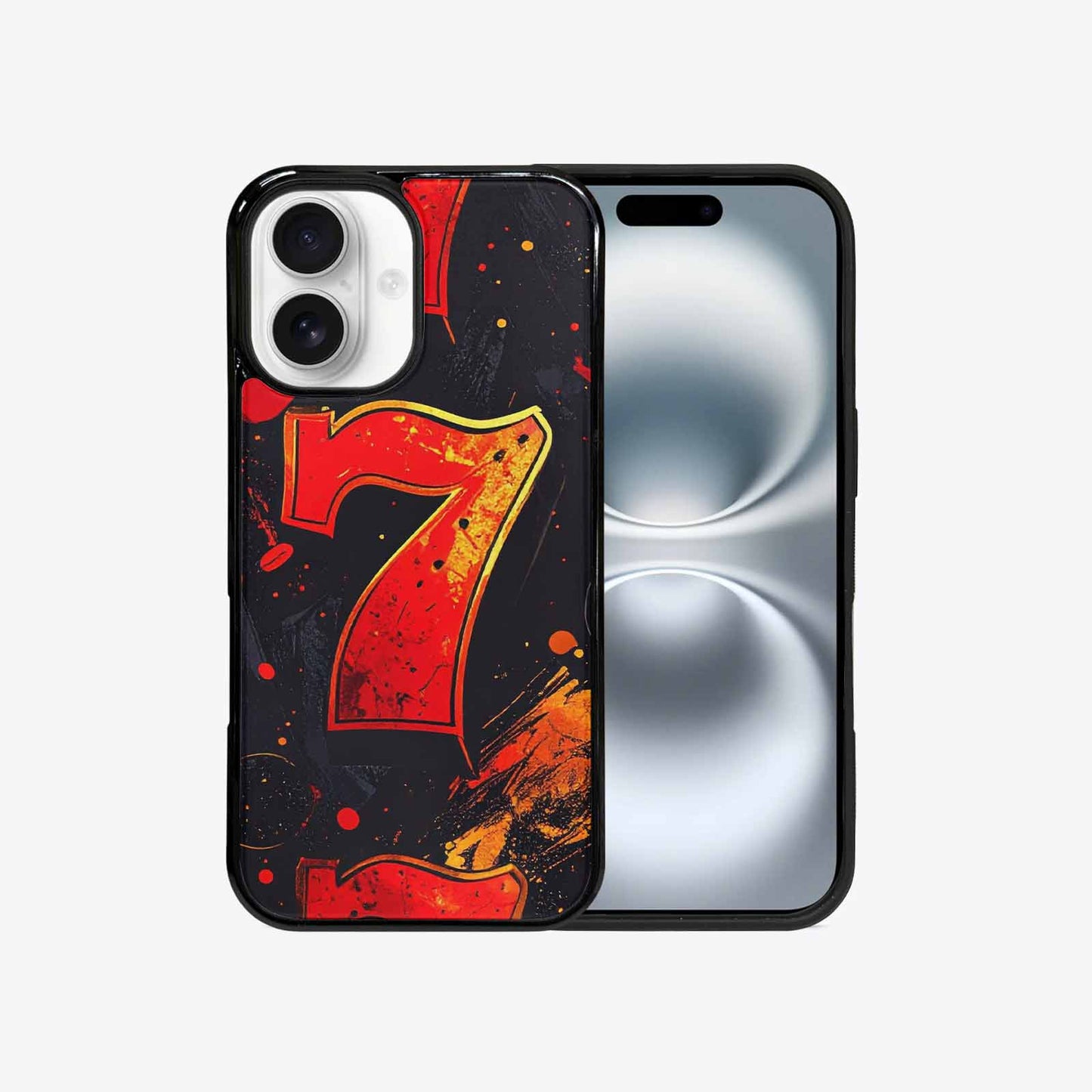iPhone 16 Case — Dice And Casino Pattern Seamless Repeat, Custom Art Phone Cover