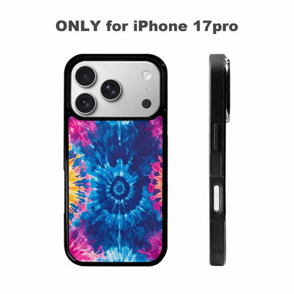 iPhone 17 Pro Case — Small Tie Dye Swirl Pattern Tie, Customized Protective Case