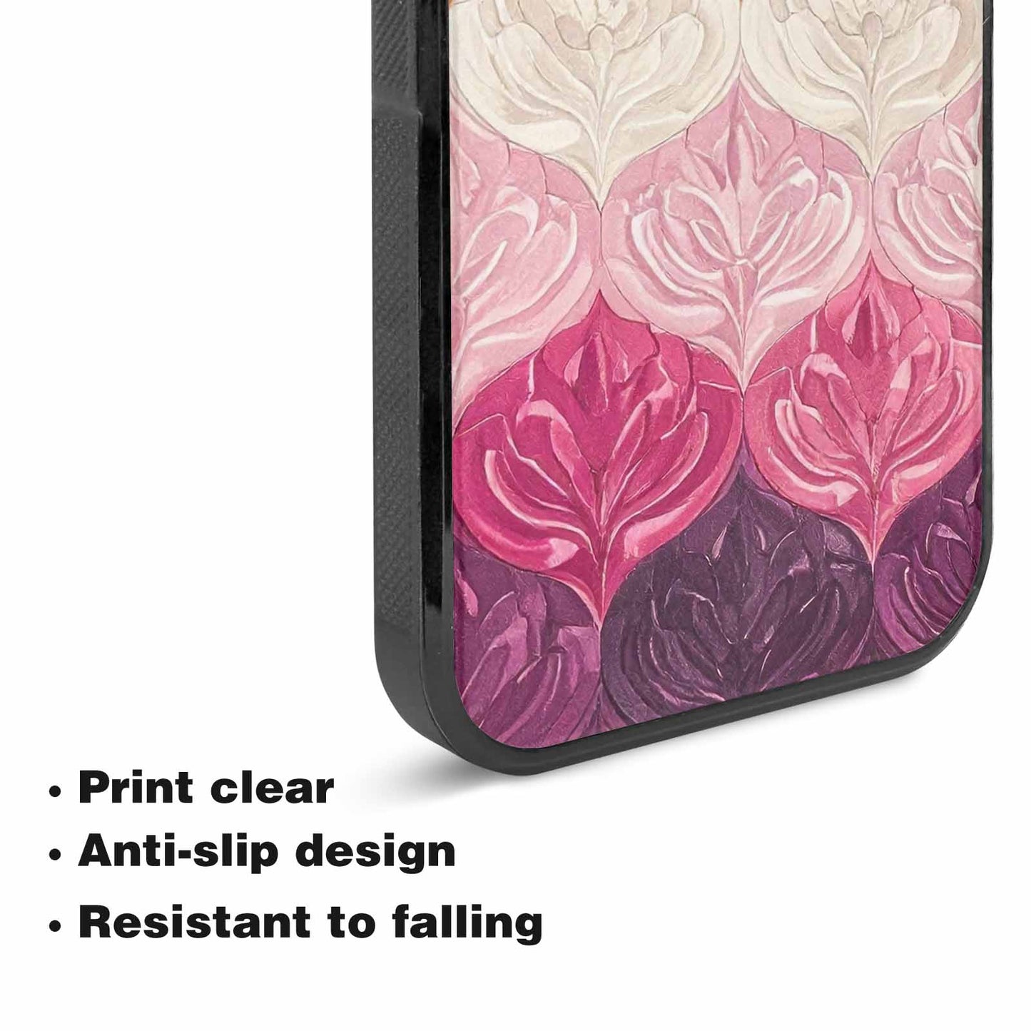 iPhone 15 Plus Case — Lesbian Flag Color Theme Small Rainbow, Custom Made Phone Cover