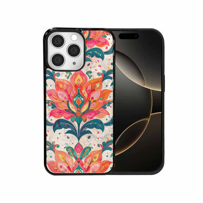 iPhone 15 Pro Max Case — Marble Floral, Personalized Phone Case