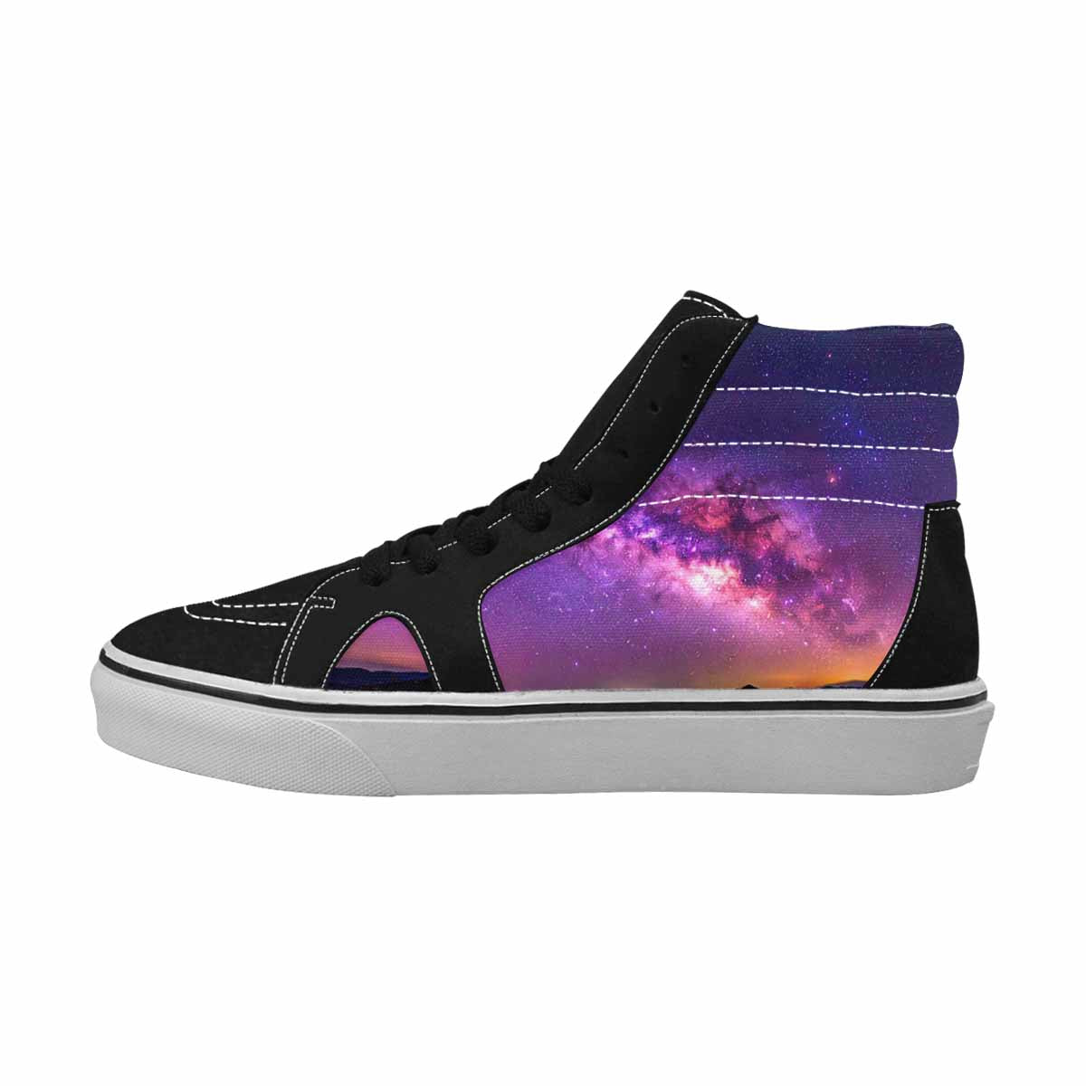 MEN'S Galaxy Nebula Galaxy Nebula High Top Canvas Grunge Shoes