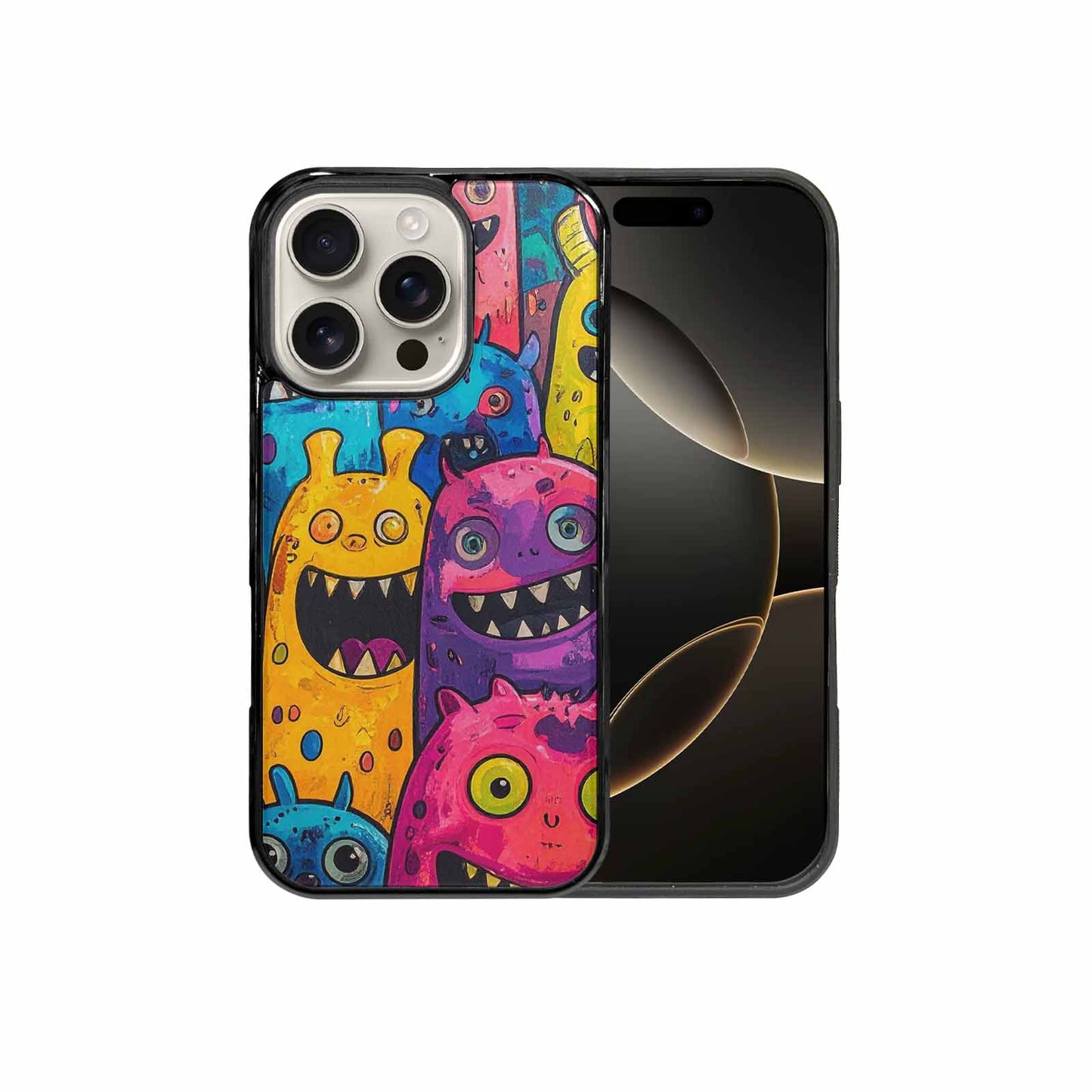 iPhone 16 Pro Case — Goofy Cartoon Monster, Custom Phone Case