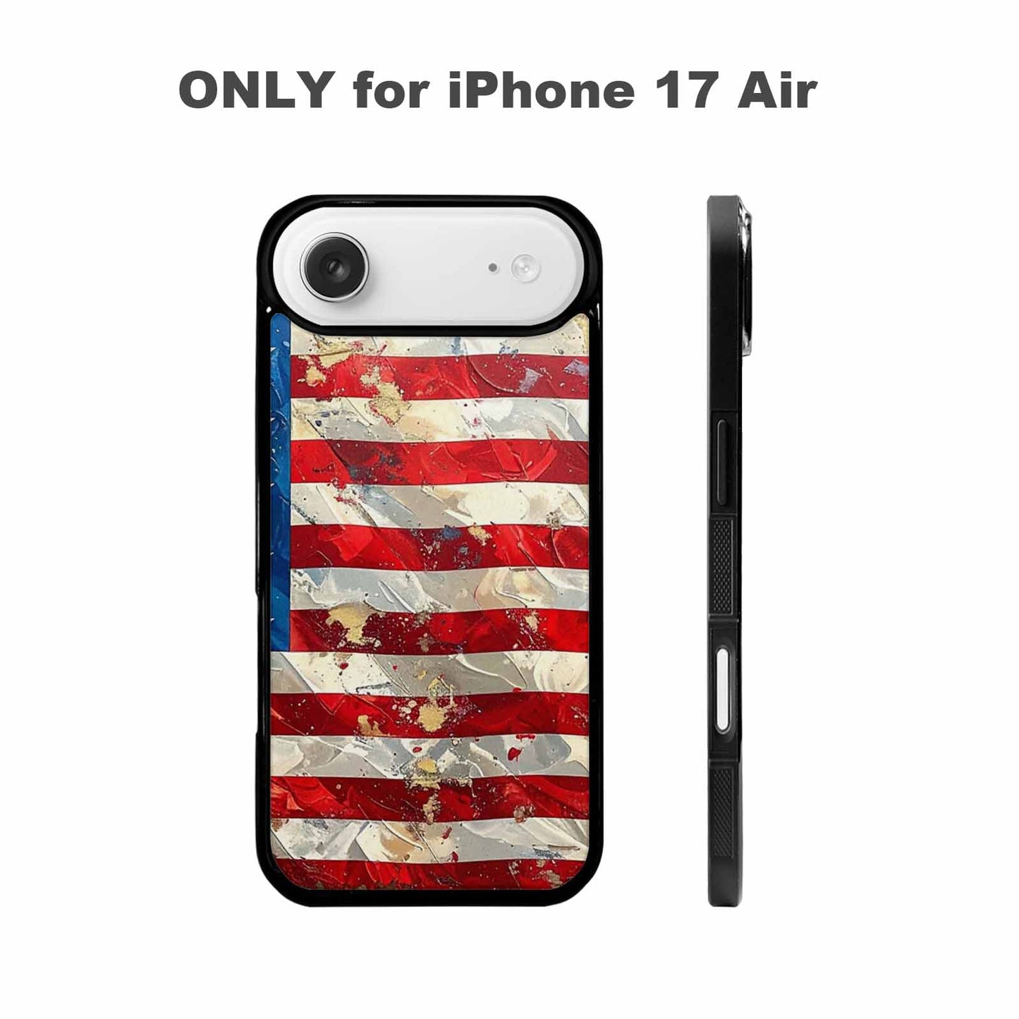 iPhone 17 Air Case — Small American Flag Stars And Galaxy, Custom Print Case Cover