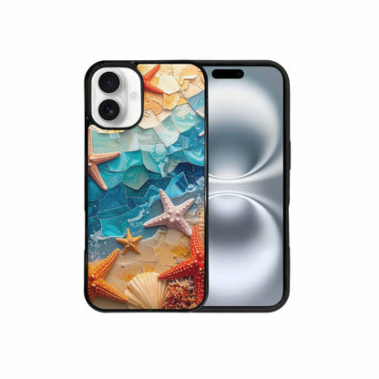 iPhone 16 Plus Case — Starfish Cluster Starfish Cluster Pattern Hundreds, Custom Made Phone Cover