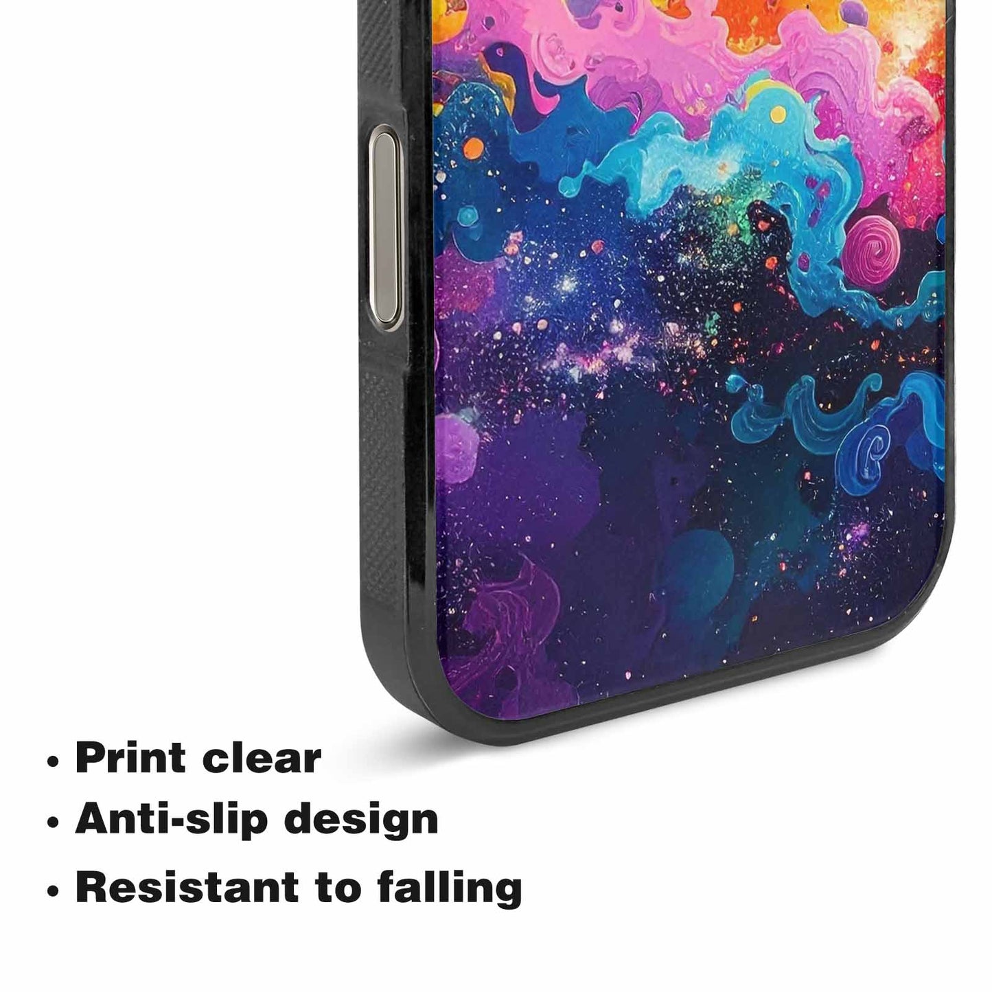 iPhone 16 Pro Max Case — Cosmic Creature And Object Mashup Pattern, Custom Print Case Cover