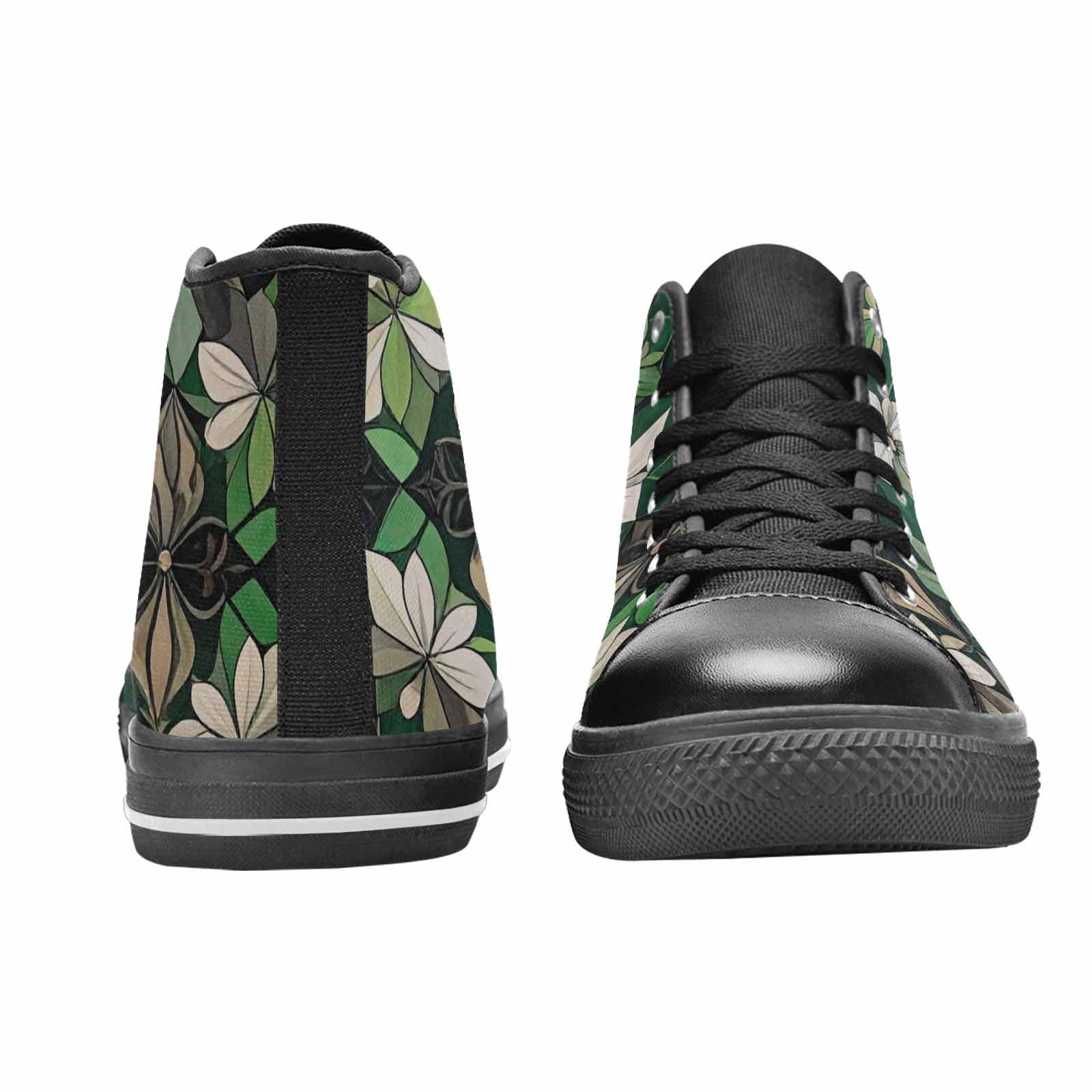 MEN'S Aromantic Flag Color High Top Canvas Aesthetic Shoes