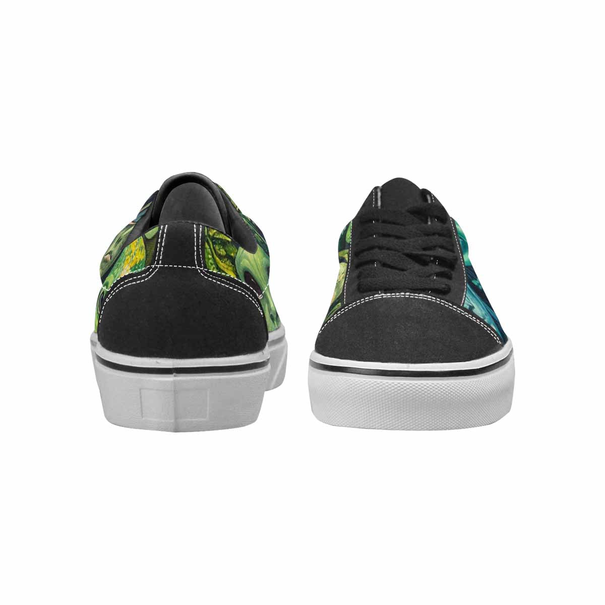 WOMEN'S Aliens Lace-Up Canvas Kaleidoscope Sneakers