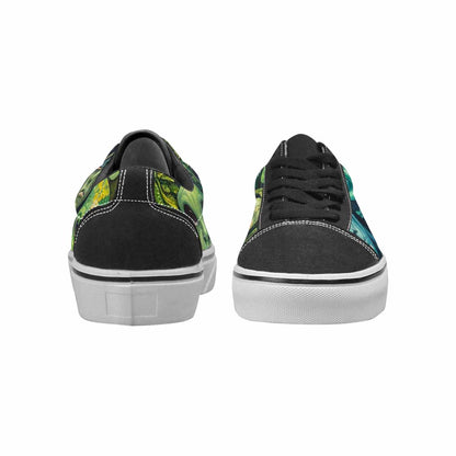 WOMEN'S Aliens Lace-Up Canvas Kaleidoscope Sneakers